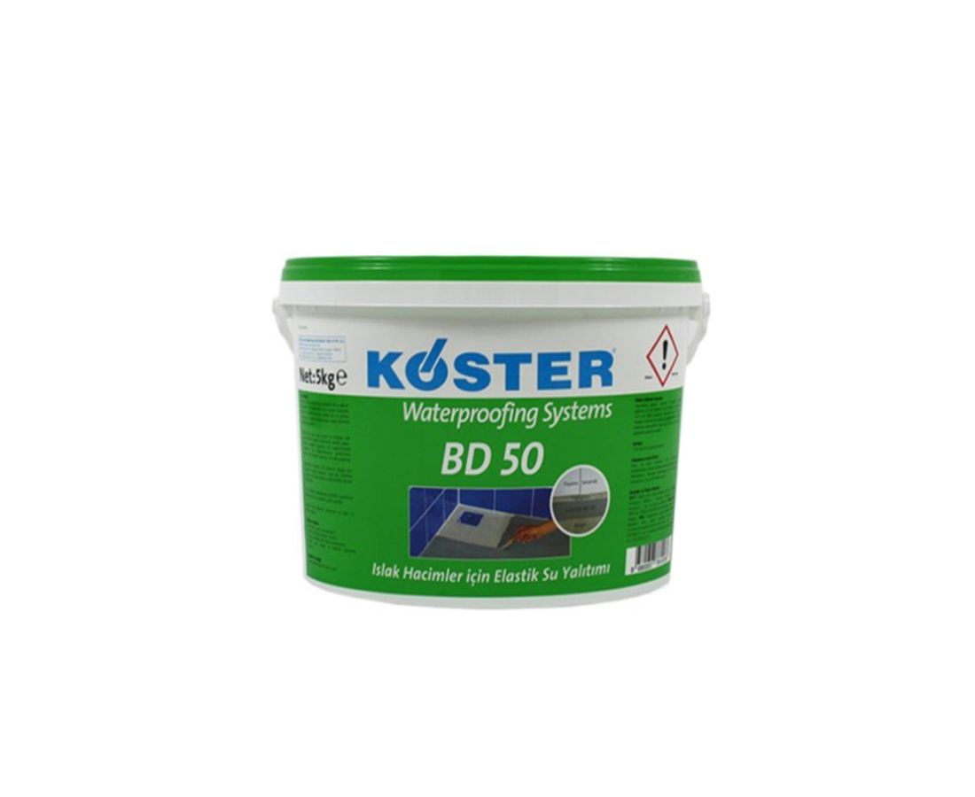 ჰიდროიზოლაცია 5 კგ KOSTER BD 50 — თხევადი ჰიდროიზოლაცია
